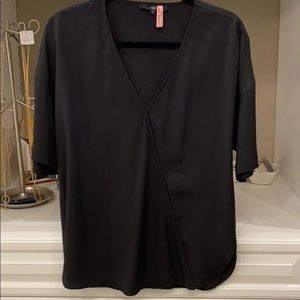 🎉 Clearance Sale! Tibi black silk v-neck blouse, Small